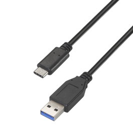 Aisens Cable USB 3.1 Gen2 10Gbps 3A USB-C/M a USB-A/M Negro 0,5m